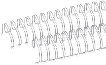 Craftelier - комплет од 2 двојни прстени за врзување на спирални врзива за албуми, книги, агенди или тетратки совршени за белешка