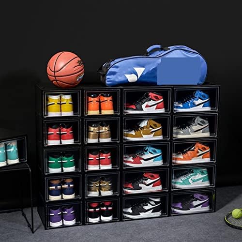 Ylyyds виткање чевли кутија задебелена транспарентна кутија за чевли кутија за чевли за складирање на чевли
