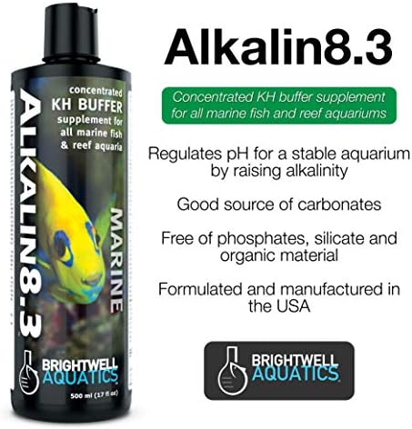 Brightwell Aquatics Alkalin8.3 - Концентриран KH тампон додаток за сите морски и гребени аквариуми