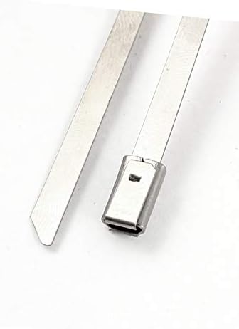 X-gree 100mm долг 4,6 мм широк челик од не'рѓосувачки челик, кабел вратоврска 20 парчиња (100 мм де ларго 4,6 мм де АНХО де Ацеро