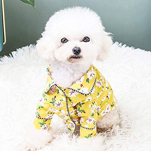 Пролет лето цветен дизајн Дише за дишење мало кучиња кученце пижами додатоци за миленичиња за домашни миленичиња