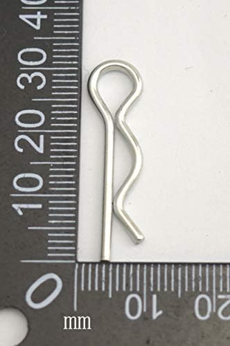 Wuuycoky Silvery замена r прстен клип игла 1,5 mm за 31,5 mm пакет од 20