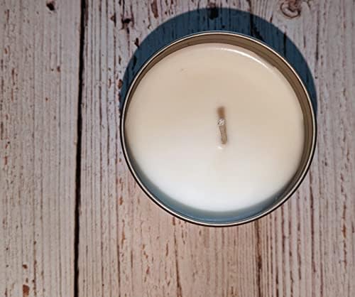 Бела мудрец/лаванда-Градина со рачно изработена природна ароматерапија есенцијално масло миризлива соја свеќа 4 мл-гори 25-30 часа