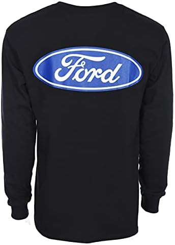 JH Design Group Mean's Ford Performance Ford Performance Долг ракав екипаж на вратот на вратот предниот дел и амблемите на ракавите