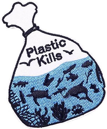 Пластика убива морски животни шие/железо на лепенка без штета на морски апликации за везење цртан филм морски животни додаток палто шал ранец
