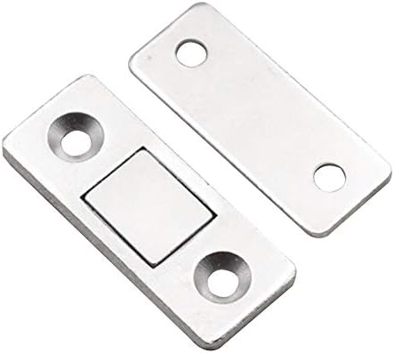 2 парчиња магнетна врата ултра тенок магнетски кабинет за плакарот за затворање на вратата од кујната поблиску ， со завртка