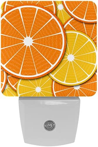 Портокали и лимони ноќни светла се приклучуваат на wallидни деца предводени ноќни светла за бебиња расадник спална соба кујна