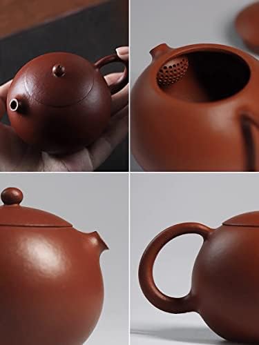 Purple Clay чај чај милениче тенџере, кунгфу чај постави додатоци занаети за декорација за дома/канцеларија/чајни простории, подарок за