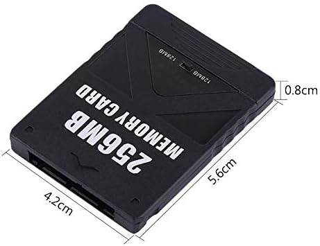 Memory Memory Card, 128M/256M за голема брзина PS2 мемориска картичка за додатоци за конзола за игри