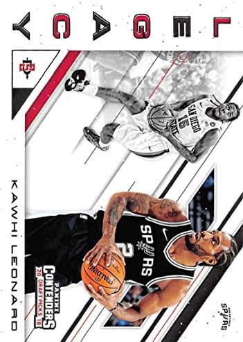2018-19 Кандидари за Панини нацрт-избор на Legacy 18 Kawhi Leonard San Antonio Spurs/San Diego State Aztecs Basketball Card
