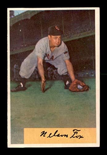 6 Нели Фокс Хоф - 1954 година Бејзман Бејзбол картички оценети EXMT - картички за дебитант со бејзбол