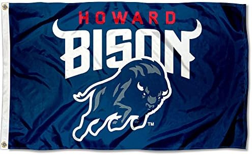 Хауард Бизон Големо Ново Лого 3х5 Колеџ Знаме