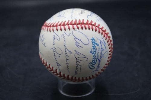 Мики Мантл +22 потпишан бејзбол автограм Јанки Легенди Бера ЈСА ЛОА Д5830 - Автограмски бејзбол