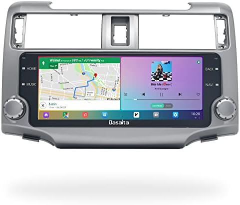 Dasaita Vivid 10.25 HD Андроид Автомобил Стерео за Toyota 4Runner 2014 2015 2017 2018 2019 Carplay Android Авто Автомобил Радио 1280x480