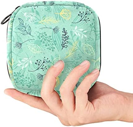 Држач за тампони за чанта, преносен држач за женска менструација, едноставна растителна симпатична санитарна салфетка за салфетка