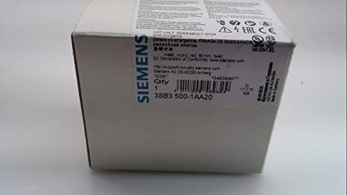 Siemens 3SB3500-1AA20, Црвено копче за итни случаи со печурка 3SB3 500-1AA20