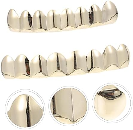 Didiseaon 1 Поставете додатоци за печење на протези Мажи декор за печење додатоци за мажи заби капа рапер уста заби заграда вампири