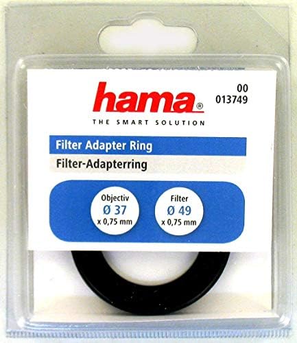Прстен за адаптер за филтрирање на хама за леќи од 37мм и филтер од 49мм