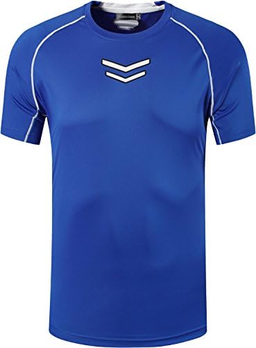 Jeansansian Sport Sport Брзо суво вклопни кратки ракави мажи маички маички маички маички врвови за голф тенис трчање LSL111