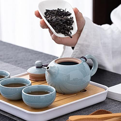 ГЕ Јао Керамички чајник прирачник Кинески мраз пукнатина Сплит чајник може да подигне садови за чај Xishi домаќинство кунг фу чај тенџере