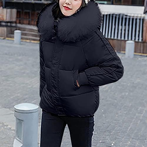 Prdecexlu преголема модерна зимска јакна женски долгогодишно кампување удобност цврста јакна дебела поштенски патент до лапел удобно