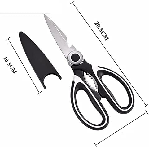 занаетчиски ножици кујнски ножици не'рѓосувачки челични ножици алатка за храна пилешко BBQ ножици за месо кујнски алатки ножици