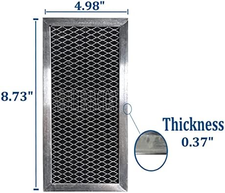 Замена на фабриката за филтрирање на воздухот за Samsung DE63-00367D, DE63-00367H, DE63-30016D Микробранова печка јаглерод филтер