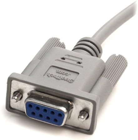 Startech.com 1 порта USB до сериски адаптер RS232 и 10 'RS232 Сериски нулта модем кабел - кабел за нула модем - DB -9 до DB -9 - 10
