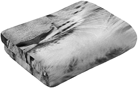 Снег леопард пешкир микрофибер пешкир за гостински пешкири за куќи за купатило за пешкир со прсти со голема апсорпција