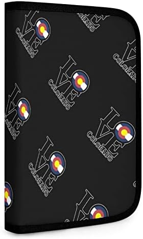 Љубов Колорадо Знаме Дво-пати Алатка Организаторот Држач Џеб Мултифункционален Крпа Преклопен Пренослив Алатка Торба Поштенски Околу Паричник
