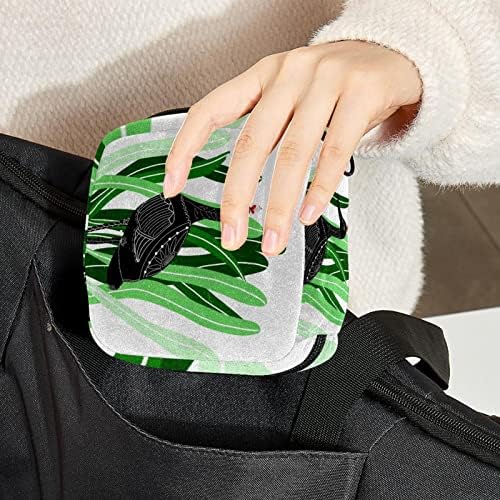 Оријукан санитарна торба за складирање на салфетка, торба за преносен период за жени девојки менструална чаша торбичка, уметничка животинска