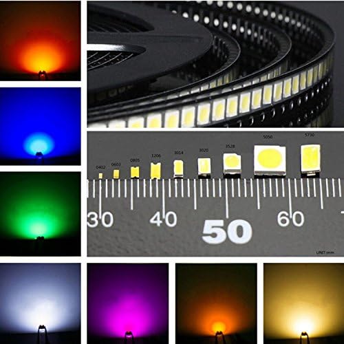 50 парчиња Портокалова Светлина 0805 SMD LED Супербрајт Led Диоди DIY