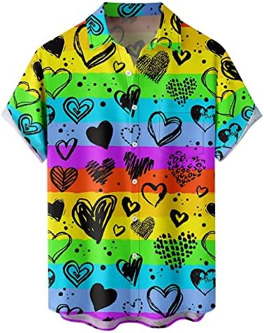 2023 година Нова цветна кошула со кратки ракави мажја летна плажа стил опуштена обична мрзлива кошула тенка обвивка за мажи