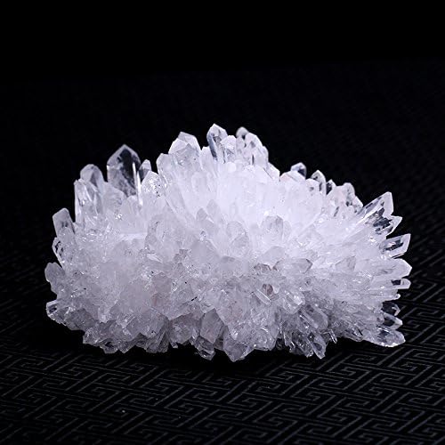 Природен бел кристален кварц vug кристален кластер nunatak декорација чакра заздравување реики камена колона точка зрачење
