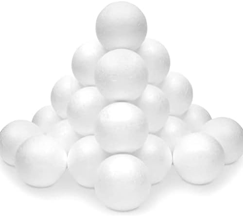Lioobo свадбени украси свадбени украси пена топки 100 парчиња топки свадбени пејзажи пени за изработка