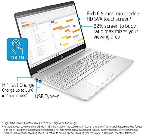 HP 15-инчен Лаптоп Со Екран На Допир, Amd Athlon Gold 3150u, 4 GB RAM МЕМОРИЈА, 128 GB SSD, Windows 10 Дома Во S Режим