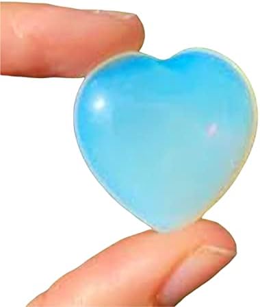 Опалитно срце 4см лековити кристали и камења за заздравување, балансирање на медитација и чакра