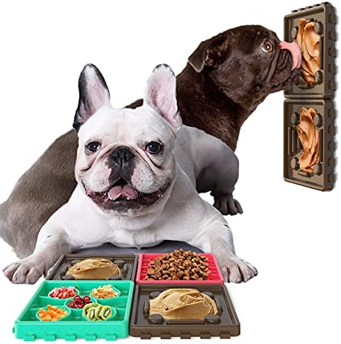 XKUN третман рампа | мулти-функционални одвојува куче топла храна | куче баласт мат &засилувач; забава замена бавно хранење куче сад,