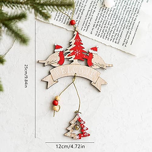 Куки за украси јасно со приврзок за приврзоци за висење на Божиќни дрвени Божиќни дрвја