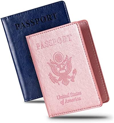 Хонмеин 2 еез носители На Пасоши,ултра Тенок паричник за пасош,Пу Кожна Обвивка За Пасош За Жени И Мажи