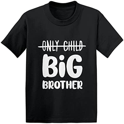 Објавување на Големиот брат - маица со голема маичка за новороденче/дете од памук