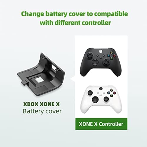 Полнач Држач За Xbox Серија X Контролер со 1 Пакувања 1100mah Батерии На Полнење, За Xbox One X Gamepad Станица Со Светлина За Дишење