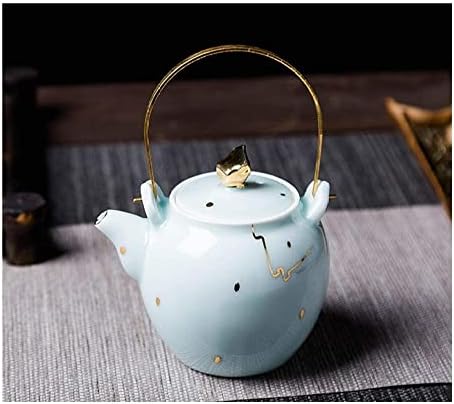 чајник чајник чајник керамички рачно насликан златен чај сет чајник единечен тенџере чајник комплетен чајник