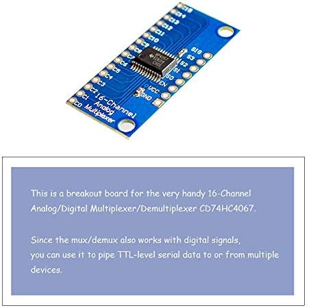 Ximimark 2pcs 16ch Аналогни дигитални мултиплексерски мозоци модул CD74HC4067 CMOS прецизен модул за Arduino