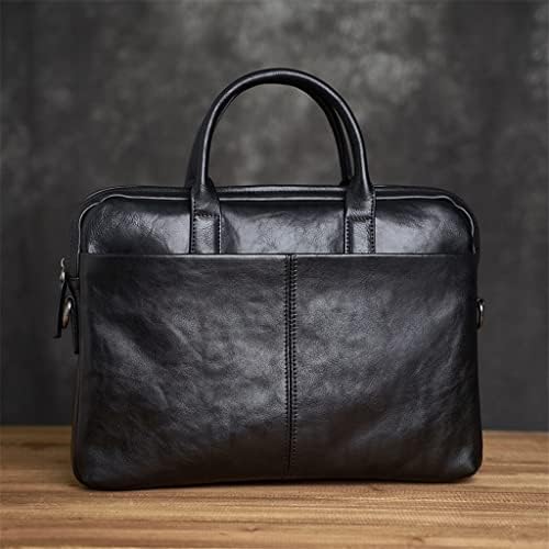 Феер чанти за чанти за мажи, чанти за чанти за машка лаптоп торби за рамо, црна чанта