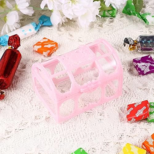 Злдгиг 10 парчиња креативни бонбони кутија Богатство Облик на градите Шеќер контејнери држач за складирање на подароци за забави за свадба