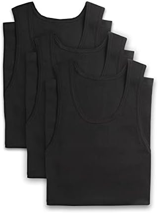 Харбор Беј од DXL Голема и висока атлетска маица 3-пакет, црна, 4x