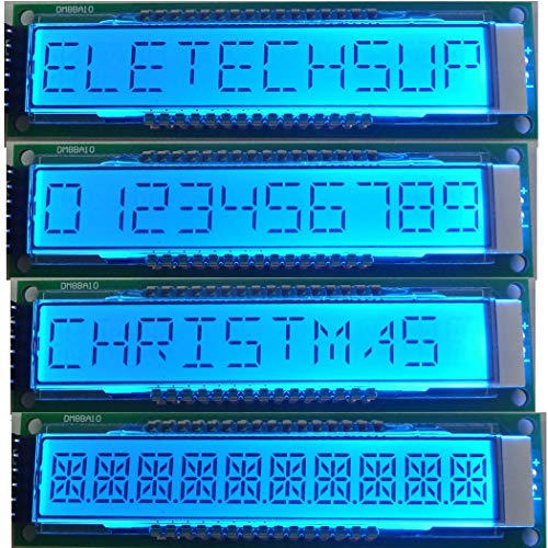 Eletechsup 10 битни 16-SEG SPI LED дисплеј сериски LCD за Arduino Uno Mega2560 Пример Скица