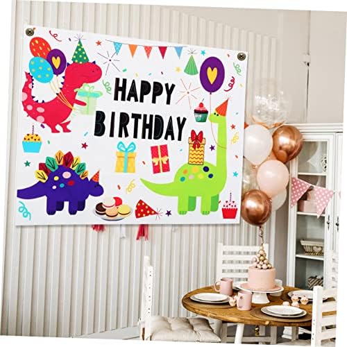 Постер за роденден на Тофику, висина ткаенина Фото подарок Кид подароци, цртани филмови Постери Момчиња Роденденски позадина роденденска фото