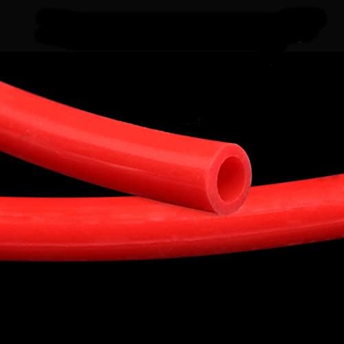 Dlltec Chenlu-Hose Tubing 1/2/5/10 метар црвена храна одделение силиконски флексибилно цевки со висока температура отпорна црево,